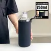 Copo com Escala de Tempo para Uso Doméstico, Garrafa de Vidro de Grande Capacidade, Copo de Água Portátil Minimalista, Vidro de Camada Única Resistente a Altas Temperaturas