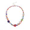 Kenjie 2023 - Nuevo collar de cristal con mil flores y cuentas tejidas a mano, ideal para mujeres europeas y americanas, collar original transfronterizo