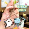 Lindo Llavero de Animal Marino para Estudiantes, Colgante de Bolsa Acrílico de Alta Calidad, Llavero de Dibujos Animados, Pequeño Regalo