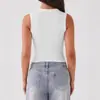 Ropa de Mujer Transfronteriza Europea y Americana de Alto Peso Hecha a Medida, Chaleco Cardigan de Verano Sexy Estilo Chica Caliente, Chaleco sin Mangas