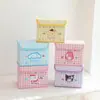 Organizador de Papelaria Dobrável para Mesa de Estudante Caixa de Armazenamento para Dormitório Caixa de Armazenamento à Prova de Poeira para Máscaras e Pequenos Objetos para Casa