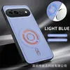 Compatible con Google Pixel 11Pro XL, funda magnética para teléfono de tela tecnológica, cubierta protectora con textura de cuero 6/7/8/9/10