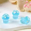 Resina de Colores Pequeño Hongo Accesorios para Joyería DIY Decoración de Micro Paisajes Dibujos Animados Pequeños Adornos Venta al por Mayor