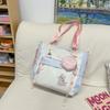 Bolsa Transversal de Gatinho Fofo Bolsa de Mão para Menina Bolsa de Ombro Feminina para Estudante do Ensino Médio Bolsa para Cursinho de Repetição Bolsa de Ombro de Grande Capacidade para Mulheres