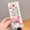 Pinza para el pelo de lunares estilo coreano para mujer, pinza elegante y versátil para flequillo, pasador de lazo lindo, exquisito accesorio de pelo colorido