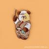 Autoadesivo Cartoon Kung Fu Panda Animação Acessórios de Vestuário Decoração Remendo Bordado Adesivo Etiqueta de Bordado Adesivo de Pano de Bordado