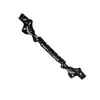51127256922 es adecuado para el soporte superior del parachoques trasero del BMW Serie 3 F30 F35 soporte de parachoques 335 y 328