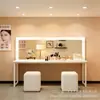 Tocador iluminado profesional estudio fotográfico espejo de maquillaje de estudio mesa escuela de entrenamiento de belleza escritorio de maquillaje equipo de filmación mesa de maquillaje de color