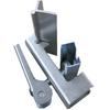 Acero inoxidable M16-304 sólido y duradero no se oxida anti-desbordamiento soporte de placa de falda ángulo de aluminio