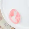 Fivela Decorativa Pingente Bikini Maiô Irregular Oval Vazado Gradiente Colorido Decoração DIY Acessórios para Bolsa