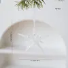 Adorno de Estrella Explosiva Color Champaña con Purpurina Colgante para Árbol de Navidad Nórdico Ins Colgante de Navidad Estrella Explosiva Blanca DIY