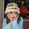 Gorro de punto de pelo de conejo estilo chino invierno Nuevo Moda Nacional sombrero de león cálido sombrero de pescador cara linda mirando sombrero de cabeza de tigre pequeño