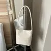Bolso Cubo Tejido de Moda Tendencia Estilo Coreano 2026 Verano Nuevo Bolso de Hombro de Gran Capacidad para el Trabajo Viajes Diarios Bolso Transfronterizo para Mujer
