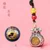 Novo Pingente de Chaveiro Giratório do Zodíaco Chinês de Liga Metálica Artesanato Acessórios de Metal Presentes para Homens e Mulheres Venda por Atacado
