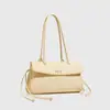Nueva Moda Europea y Americana Bolso de Hombro Único con Patrón de Rombo para Mujer, Diseño de Nicho con Sensación de Alta Gama, Bolso de Mano Versátil para el Trabajo, Bolso Baguette