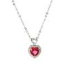 Novo Outono e Inverno Luz Luxo Elegante Cobre Banhado A Ouro Real Incrustado Zircão Colar Amor Série High-end Luz Luxo Nicho