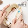 Pai Shilong nuevo bolso de maquillaje de PU semi-circular para labiales estilo ing clutch portátil de moda bolsa de aseo portátil