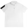 Pgm Roupa de Golfe Masculina Verão Respirável Absorvente de Umidade Manga Curta Camiseta Malha Stretch Top Camisa Polo