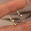 Anillo de plata de ley S925 con mariposa y circonita, estilo coreano de nicho, lujo ligero, estilo de hada dulce, exquisito anillo abierto con incrustaciones de diamantes para mujer