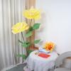 Flor de amapola brillante de plástico de simulación gigante decoración de ventana hermoso fondo diseño de actividades a gran escala flores artificiales al por mayor