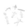 Meccha Camaleón Personaje de Juego Todas las Posturas Figura Creativa, Camaleón Miniatura Pintable 3D