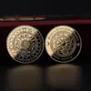 Tarjetas de Tarot del Nuevo Oeste Transfronterizas Monedas de Oro y Plata para Deseos Dios del Sol de la Luna Monedas de Feng Shui de la Suerte Monedas Conmemorativas de Constelaciones