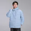 90 Plumas de Pato Blanco Ligera Cuello Alto Dopamina Chaqueta Acolchada de Canalé Invierno para Hombre Chaqueta Acolchada de Pareja Abrigo Venta al por Mayor