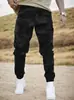 Comércio Exterior Transfronteiriço Amazon2026 Calça Cargo Camuflada Primavera e Outono Jogger Masculino Calça Esportiva Casual Tendência