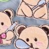 Parche adhesivo bordado, etiqueta de dibujos animados de animales, oso, accesorios para prendas, original, autoadhesivo, una pieza, envío gratis, adhesivo de tela bordado