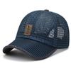 Sombrero de verano para hombre, delgado y fresco, sombrero para el sol, gorra de ocio para exteriores, gorra de red transpirable para protección solar, gorra de béisbol de malla