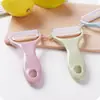 Y Fabricante Pelador de Frutas y Verduras de Acero Inoxidable Pelador de Manzana de Plástico Cuchillo Plegable para Pelar con Impresión de Logo