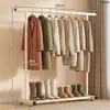Secador de Ropa Simple para Interiores, de Pie, para el Hogar, Móvil, Perchero Engrosado, Perchero para Dormitorio, Perchero para Balcón