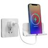 Tipo Adesivo Sem Perfuração Prateleira de Armazenamento de Parede Suporte de Carregamento de Celular Móvel de Parede Suporte Doméstico para Quarto Mesa de Cabeceira Cozinha