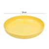 Prato de Palha de Trigo 23cm Padrão Vertical Prato Redondo Prato Doméstico Prato para Jantar de Bolinho de Massa Prato de Frutas Prato de Sobremesa