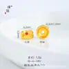 Pu Zuojiu no se desvanece arena dorada accesorios DIY amor rosa cuerno de la abundancia pulsera con cuentas pasantes collar con cuentas