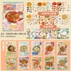 Colección de Recetas y Paisajes: Pegatinas de Anatomía de Escenas de Comida 2.0 Pegatinas Creativas DIY para Journaling y Creación de Paisajes