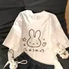 Conjunto de Verano para Niñas Diseño Estilo Coreano Manga Corta 2026 Nuevo Verano Suelto Casual Shorts de Mezclilla Conjunto de Dos Piezas