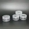 Botella pequeña de muestra cosmética de 5 ml, material de embalaje cosmético de 10 ml, caja transparente vacía para uñas DIY en stock