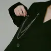 Joias de Personalidade Hip-hop 2021 Nova Moda Corrente Decoração de Roupas Pino de Terno Broche Acessórios para Terno Feminino