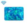 Huagang Gem Quadrado Ângulo Reto Pedra Artificial OPAL Gema OPAL Pedra Nua OPAL Anéis Incrustados OP36