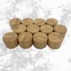 Tapa Rosca de Madera de Bambú de 24 Hilos, Tapa Gotero, Tapa Rollerball, Tapa para Cosméticos y Perfumes, Madera Maciza, Artesanía en Madera, Venta al por Mayor Personalizada