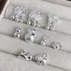 Cuentas Espaciadoras en Forma de Calabaza para Accesorios de Pulseras Plata Pura S999 Pulsera Trenzada Hecha a Mano DIY Cuentas Sueltas Materiales para Joyería de Plata