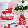 Etiquetagem e Dropshipping de Itens Decorativos Transfronteiriços, Presentes com Logo, Artesanato Vermelho para Mesas de Jantar, Dropshipping de Peça Única