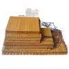 Tiras de bambu pergaminhos adereços adereços de performance tiras de livro antigo livros retrô moralidade antiga artesanato display de cardápio