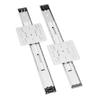 Riel deslizante para puerta abatible, plegable y oculto, accesorios de hardware, armario de aire acondicionado, puerta batiente telescópica invisible, riel para puerta abatible