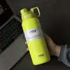Tyeso Termo para Deportes al Aire Libre de Gran Capacidad Esmerilado Botella de Agua Portátil 1500ml para Hombres y Mujeres Aislamiento Térmico Botella de Agua Fría