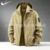 Nueva chaqueta de otoño para hombre, suave y cómoda, abrigo fino con capucha casual deportiva de moda para hombre, estampado personalizado según diseño