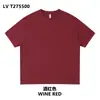 Camiseta de Algodón Puro Cuello Redondo Talla Europea 280g, Camiseta de Manga Corta Transfronteriza, Uniforme de Clase Personalizado, Uniforme de Grupo Estudiantil, Impresión Digital Serigrafía