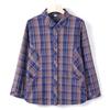 Camisas de Cuadros de Primavera para Mujeres de Mediana Edad y Mayores, Nuevos Tops de Primavera y Otoño para Madres, Camisas de Manga Larga para Abuela, Talla Grande