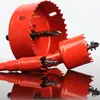 Haohan M2 Abreagujeros Bimetálico Rojo Metal Opener Lámina de Hierro Delgada Placa de Yeso Abreagujeros para Lámpara de Techo